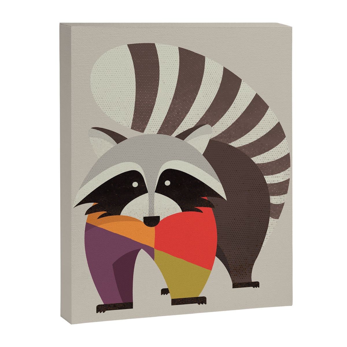Raccoon Canvas Print Gallery Image 8