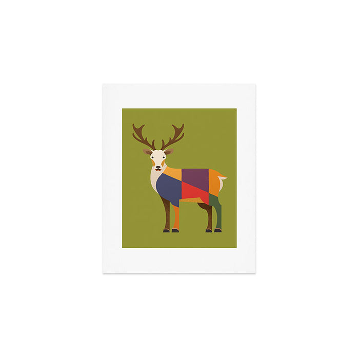 Red Deer Art Print Gallery Image 1