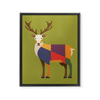 Red Deer Framed Canvas Print Gallery Image 8