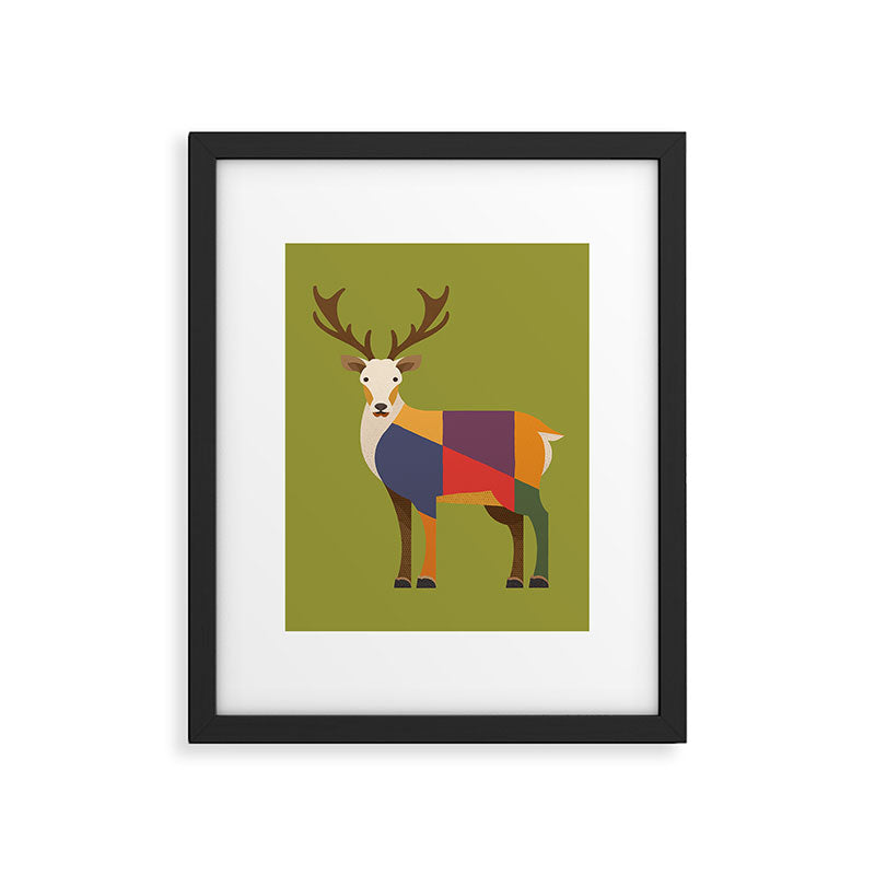 Red Deer Framed Art Print Gallery Image 6