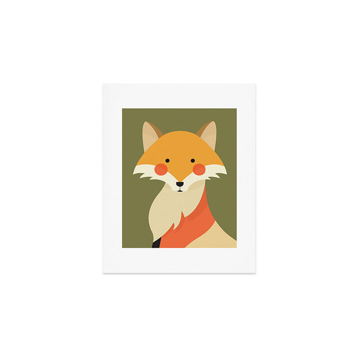 Red Fox, Animal Portrait Art Print Gallery Image 1