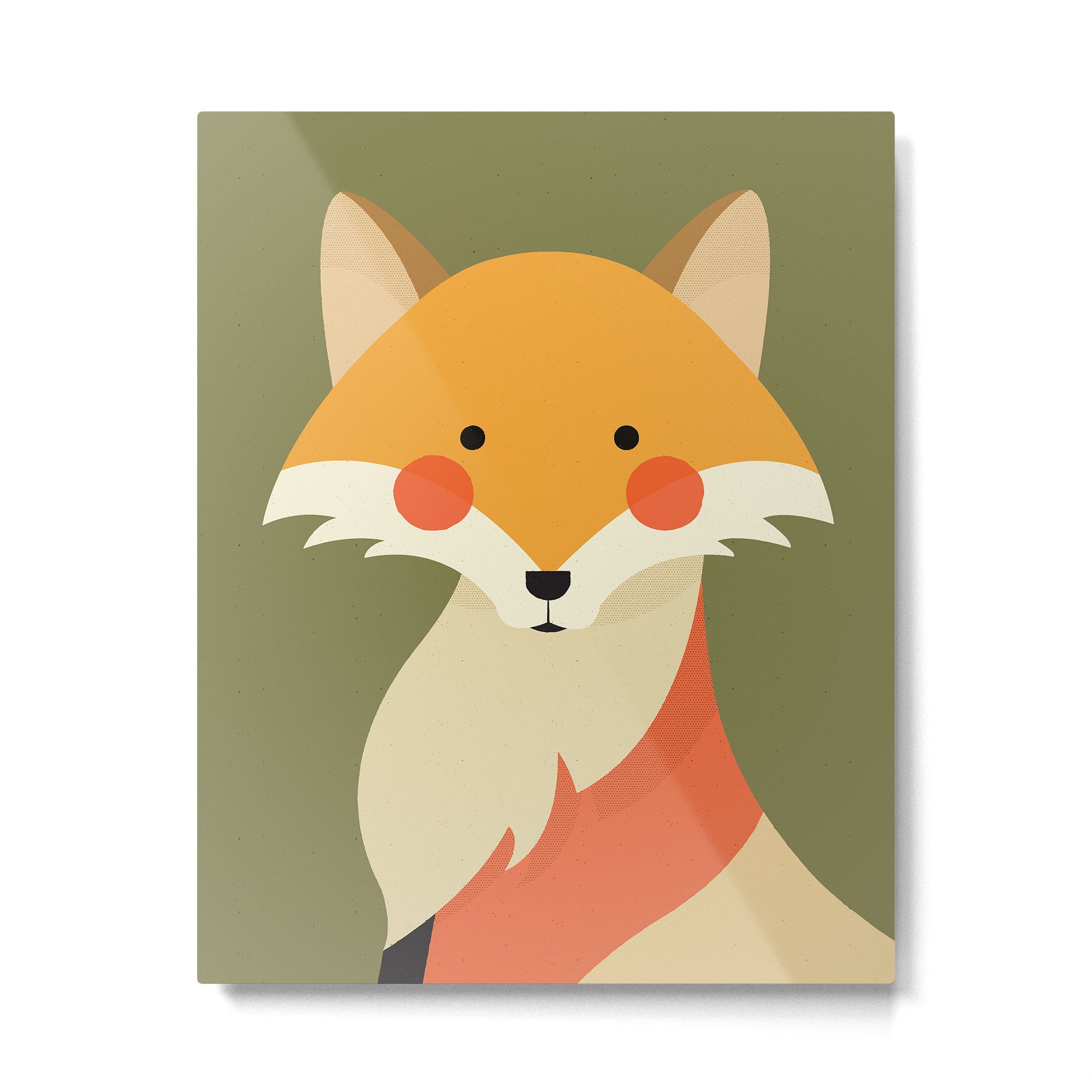 Red Fox, Animal Portrait Metal Print Gallery Image 6