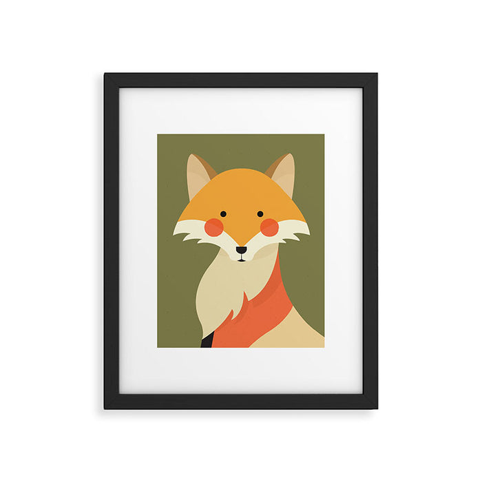 Red Fox, Animal Portrait Framed Art Print Gallery Image 1
