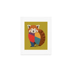 Red Panda Art Print Gallery Image 1