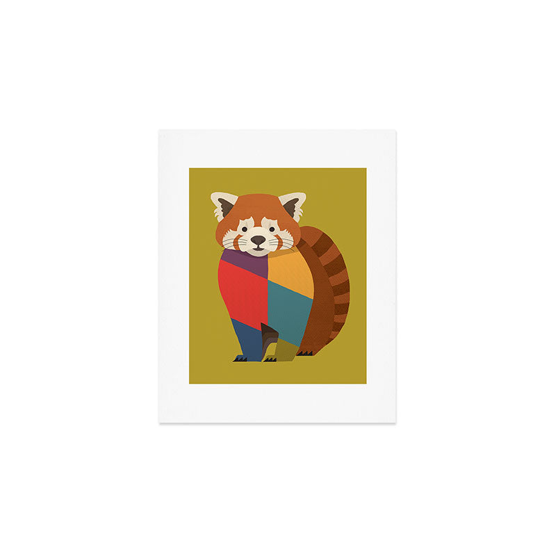 Red Panda Art Print Gallery Image 1