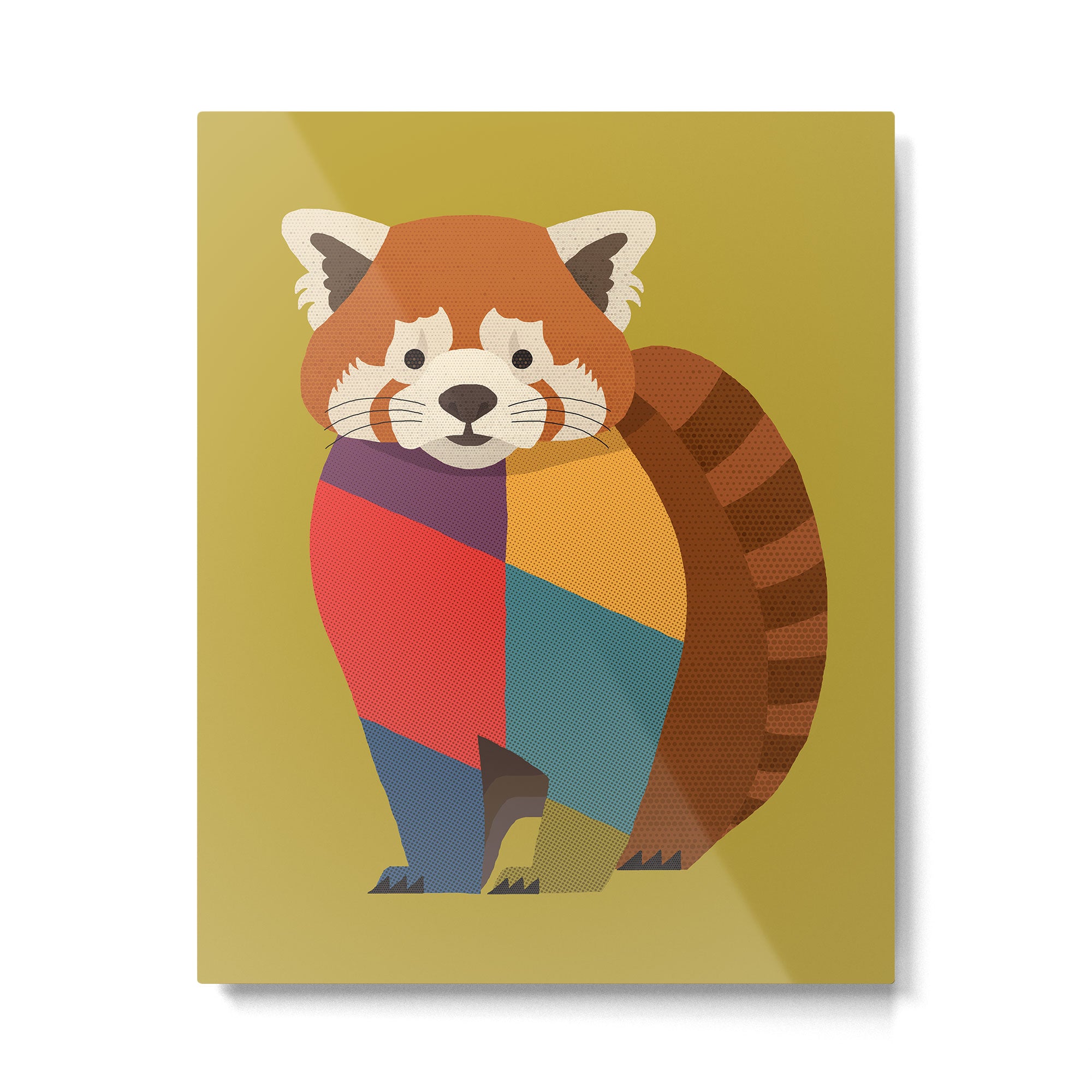 Red Panda Metal Print Gallery Image 6
