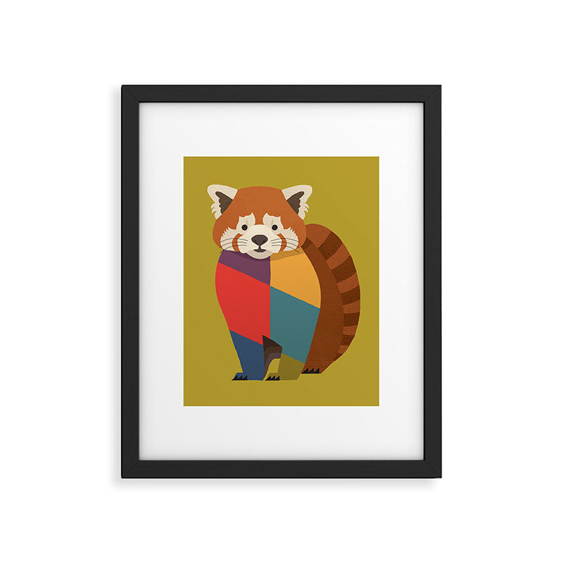 Red Panda Framed Art Print Gallery Image 6