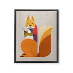 Red Squirrel Framed Canvas Print Gallery Image 8
