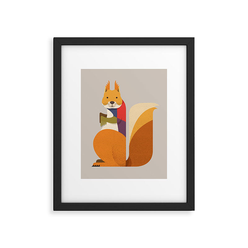 Red Squirrel Framed Art Print Gallery Image 6
