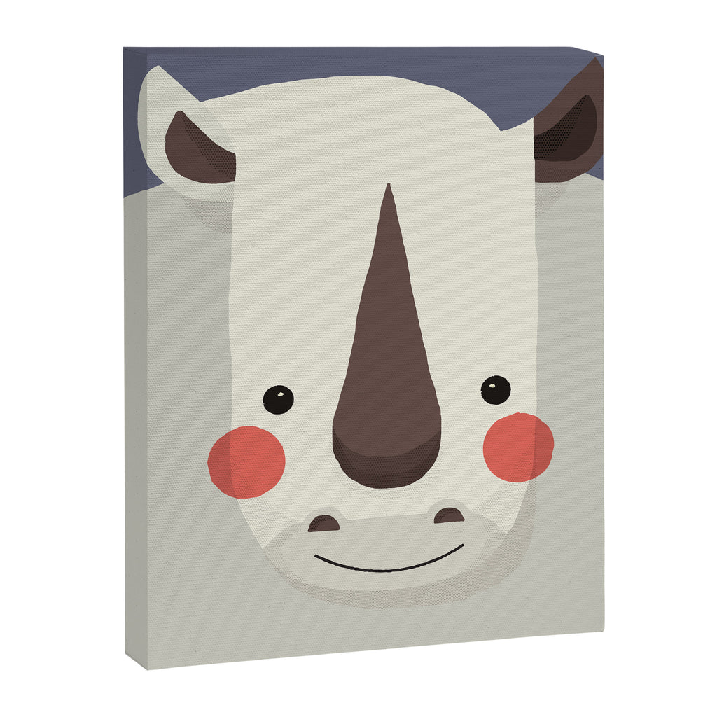 Rhinoceros, Animal Portrait Canvas Print Gallery Image 8