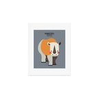 Rhinoceros, Wildlife of Africa Art Print Gallery Image 1