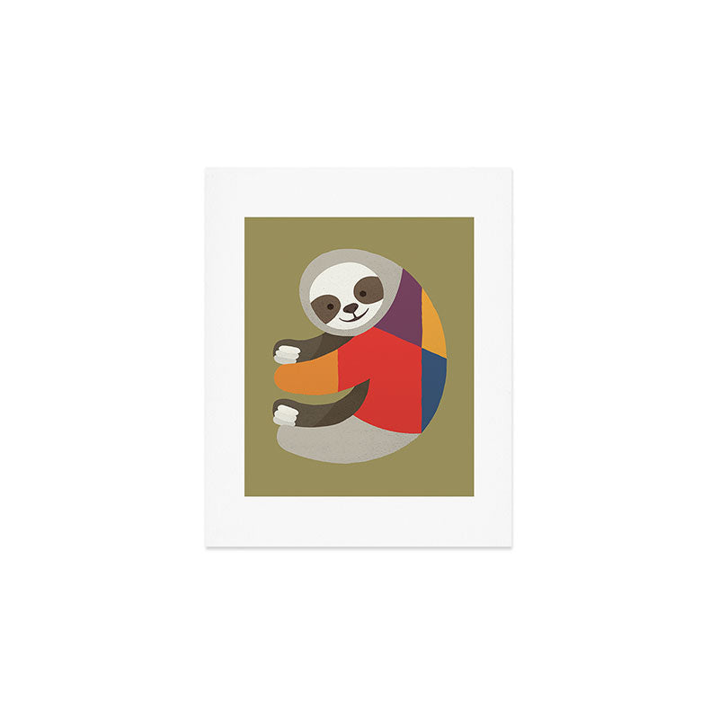 Sloth Art Print Gallery Image 1