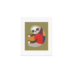 Sloth Art Print Gallery Image 1