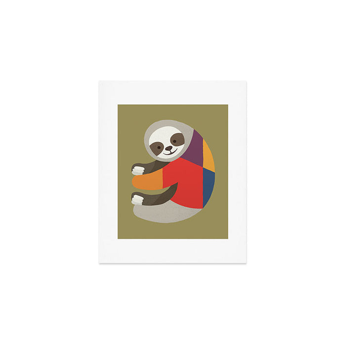 Sloth Art Print Gallery Image 1