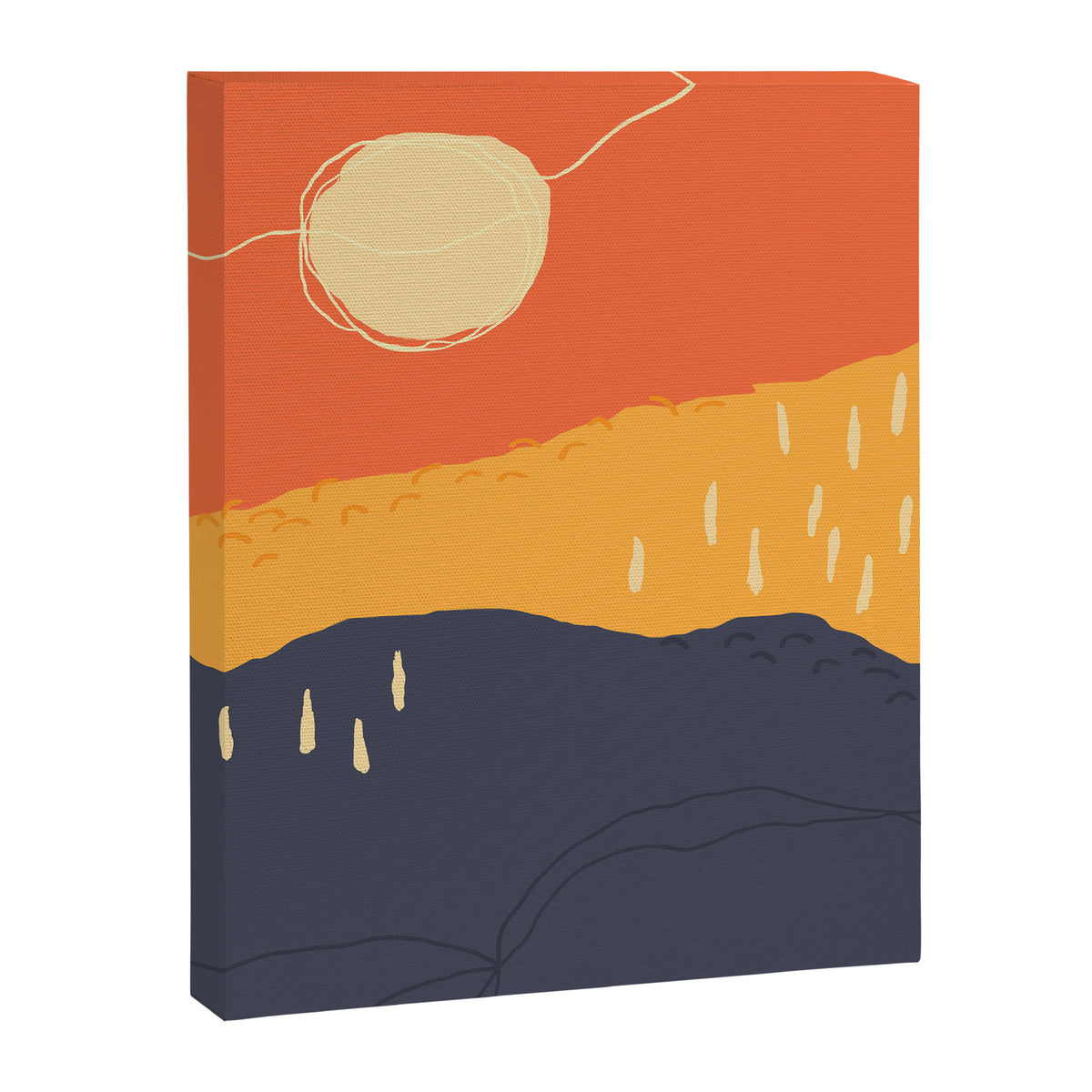 Sunrise Mountain Canvas Print Gallery Image 8