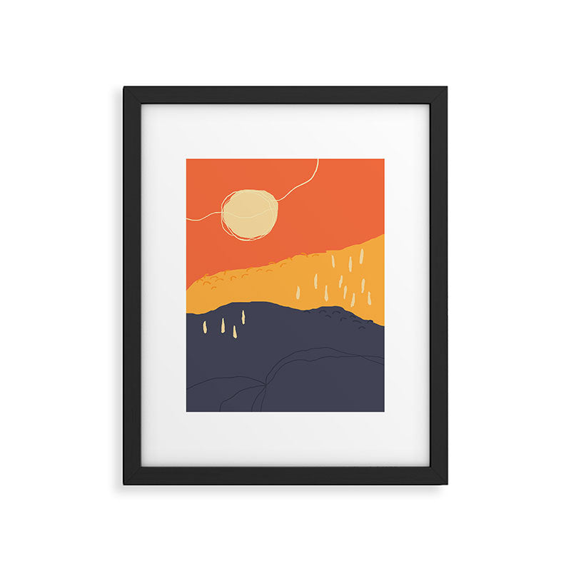 Sunrise Mountain Framed Art Print Gallery Image 6