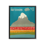 The Matterhorn Framed Canvas Print Gallery Image 8