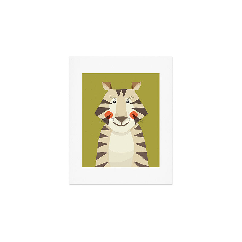 Tiger, Animal Portrait Art Print Gallery Image 1