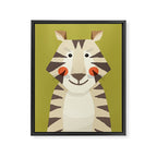 Tiger, Animal Portrait Framed Canvas Print Gallery Image 8