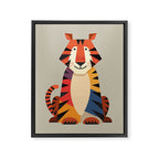 Tiger Framed Canvas Print Gallery Image 8