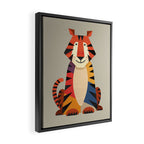 Tiger Framed Canvas Print Gallery Image 2