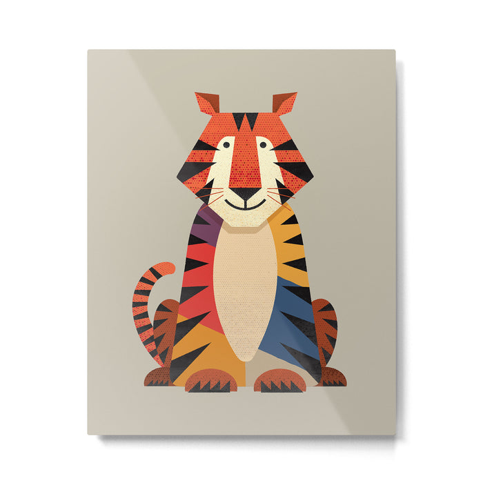 Tiger Metal Print Gallery Image 1