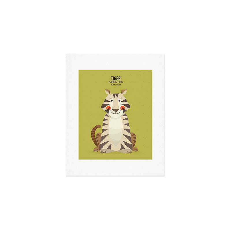 Tiger, Wildlife of Asia Art Print Gallery Image 1