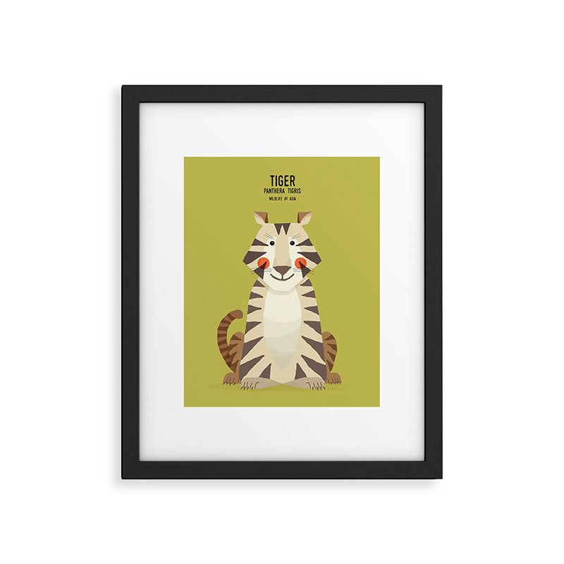 Tiger, Wildlife of Asia Framed Art Print Gallery Image 6