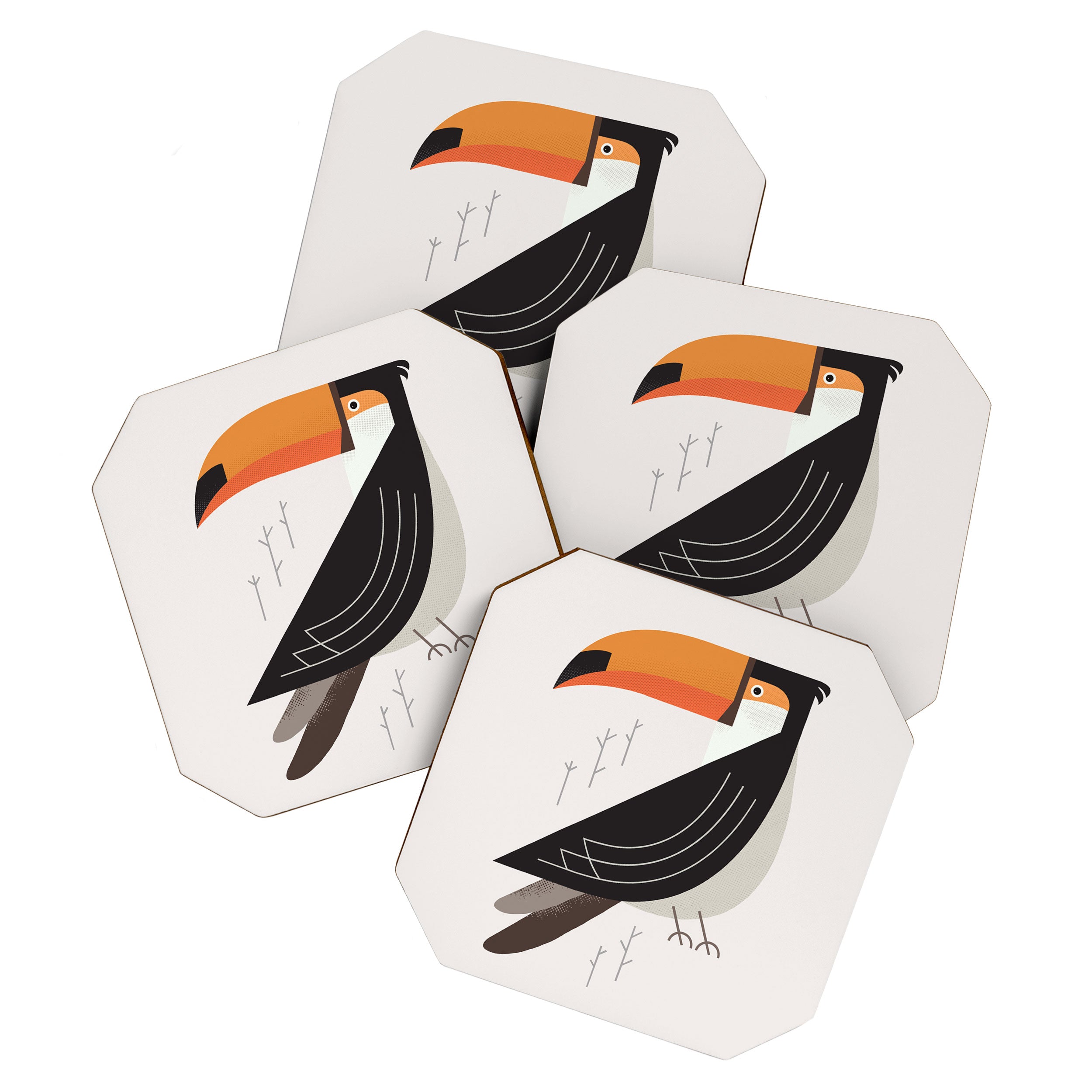 Toucan, Bird of South America Coaster Gallery Image 1
