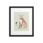 Whimsical Cheetah Framed Art Print Gallery Image 6