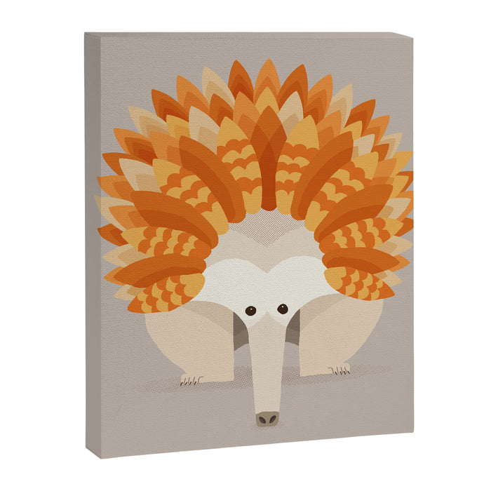 Whimsical Echidna Canvas Print Gallery Image 1