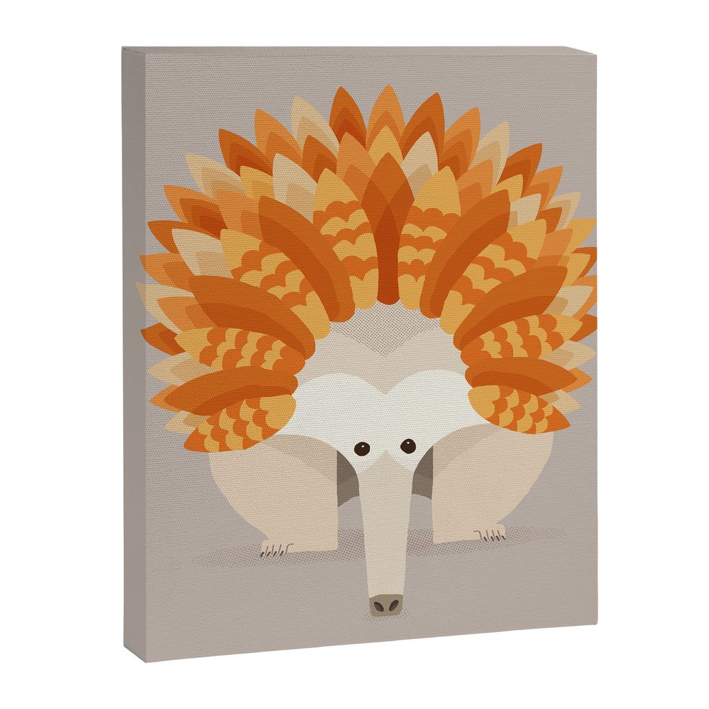 Whimsical Echidna Canvas Print Gallery Image 8