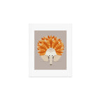Whimsical Echidna Art Print Gallery Image 1