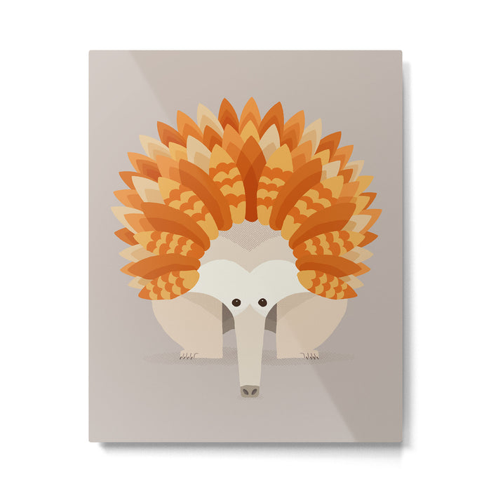 Whimsical Echidna Metal Print Gallery Image 1