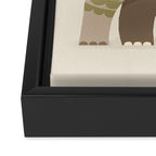 Whimsical Elephant Framed Canvas Print Gallery Image 3
