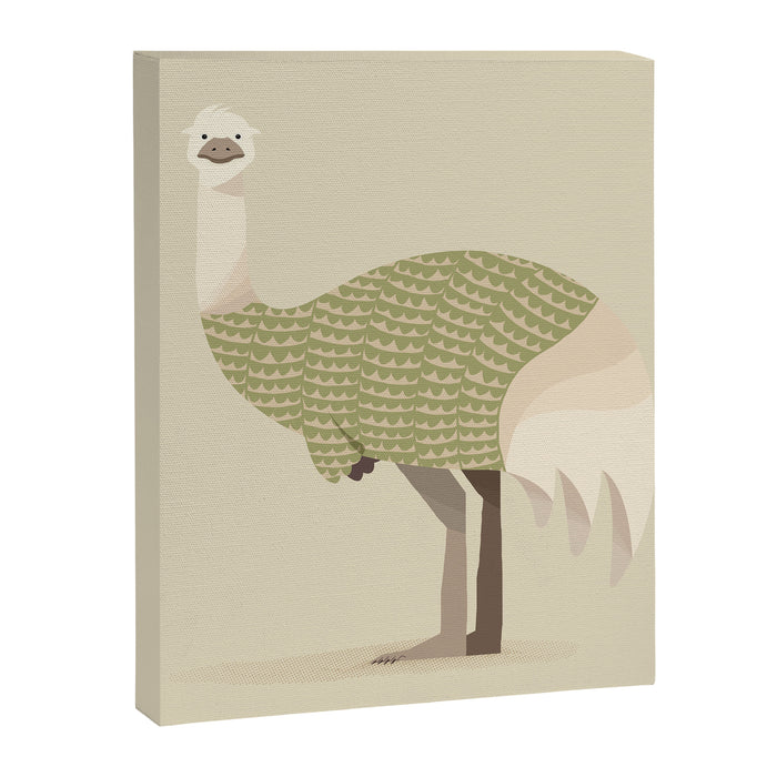 Whimsical Emu Canvas Print Gallery Image 1