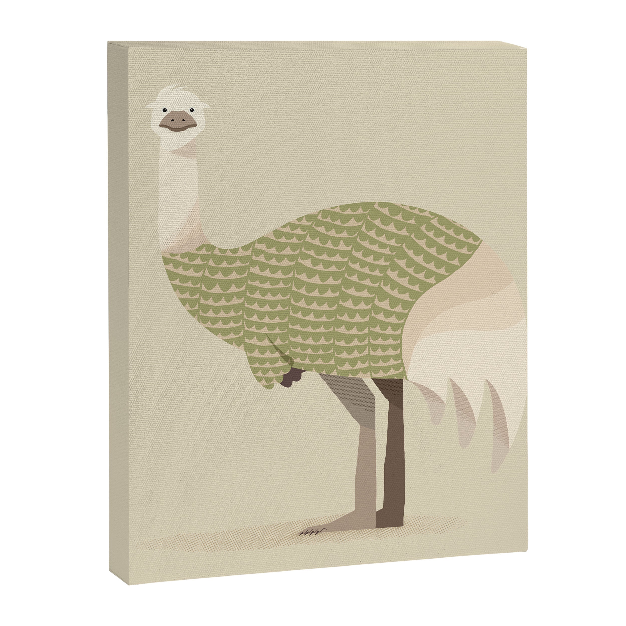 Whimsical Emu Canvas Print Gallery Image 8