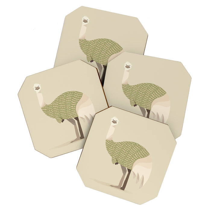 Whimsical Emu Coaster Gallery Image 1