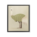 Whimsical Emu Framed Canvas Print Gallery Image 8
