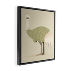 Whimsical Emu Framed Canvas Print Gallery Image 2