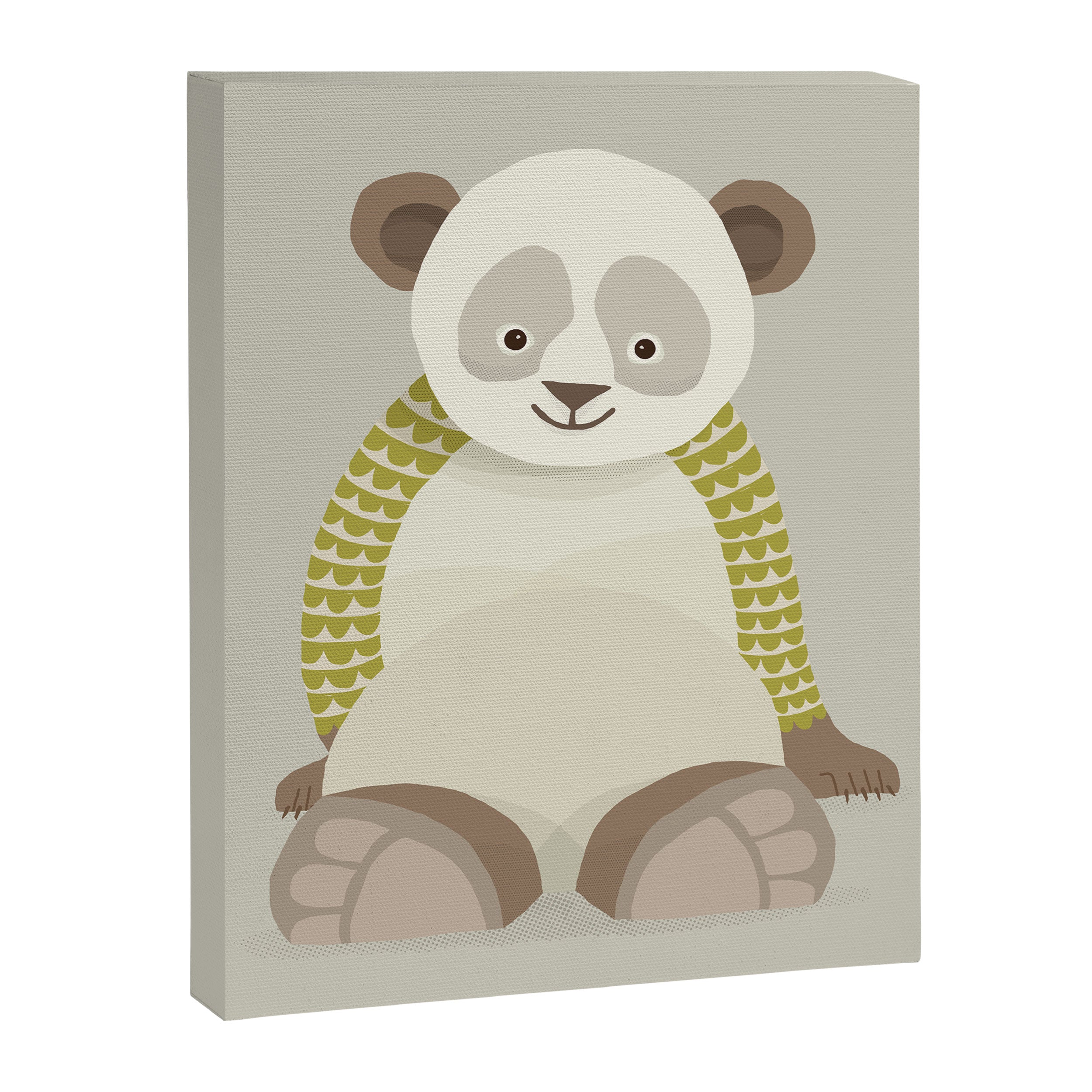 Whimsical Giant Panda Canvas Print Gallery Image 8