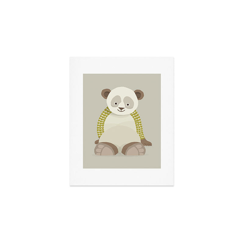 Whimsical Giant Panda Art Print Gallery Image 1