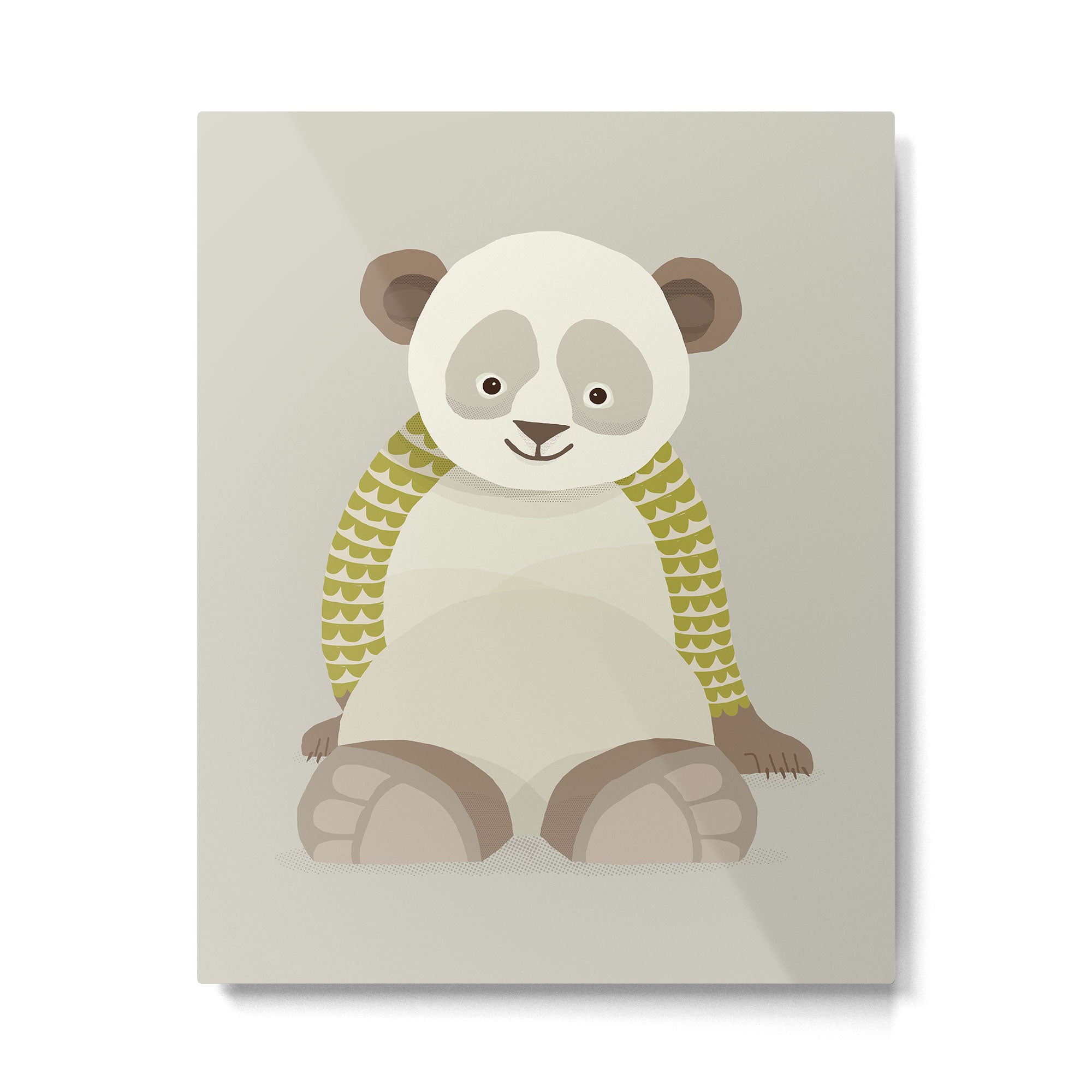 Whimsical Giant Panda Metal Print Gallery Image 6