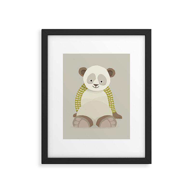 Whimsical Giant Panda Framed Art Print Gallery Image 6