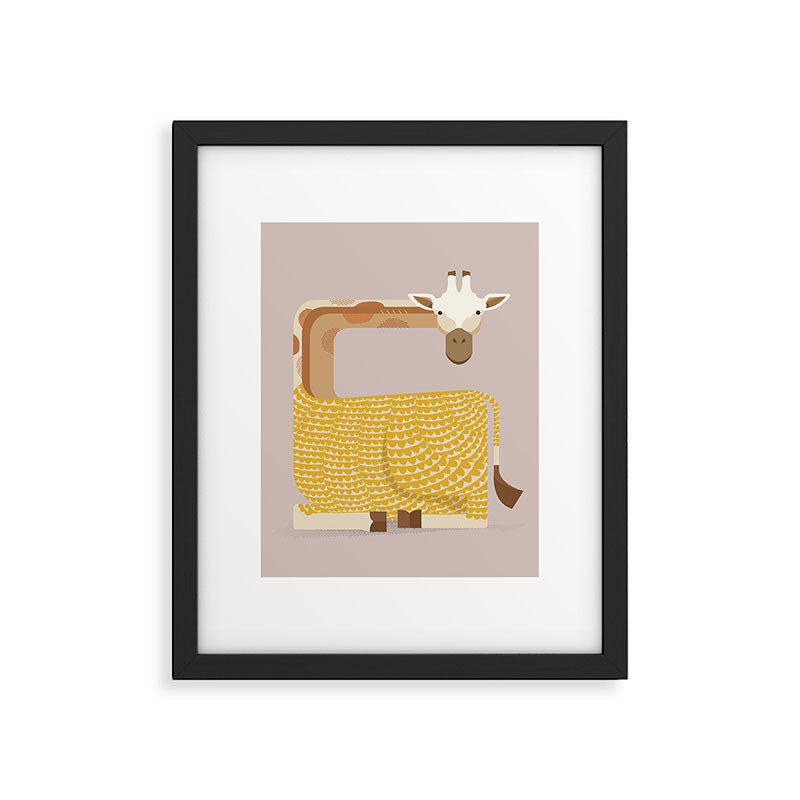 Whimsical Giraffe Framed Art Print Gallery Image 6