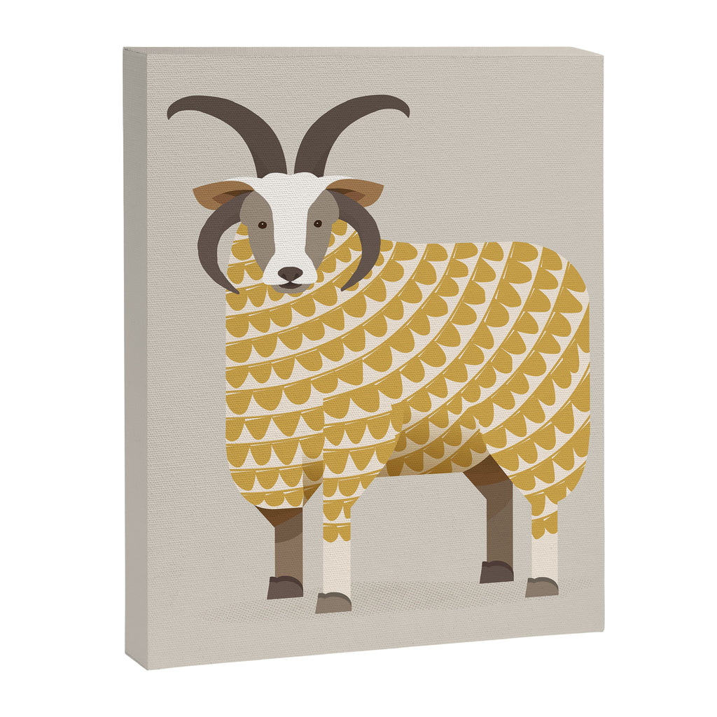 Whimsical Jacob Sheep Canvas Print Gallery Image 8