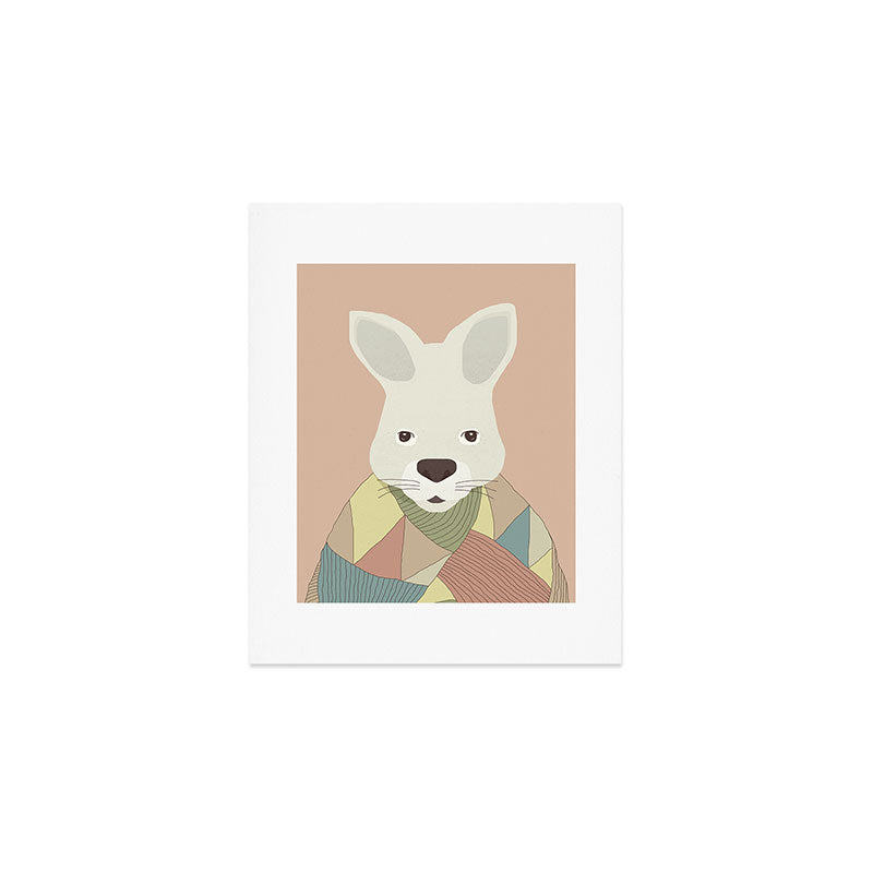 Whimsical Kangaroo II Art Print Gallery Image 1