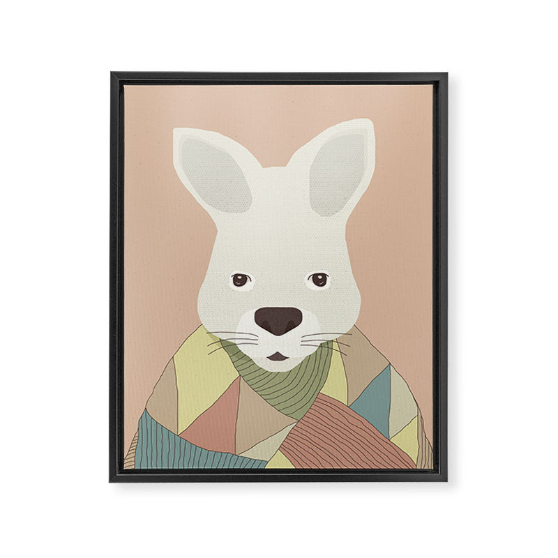 Whimsical Kangaroo II Framed Canvas Print Gallery Image 8