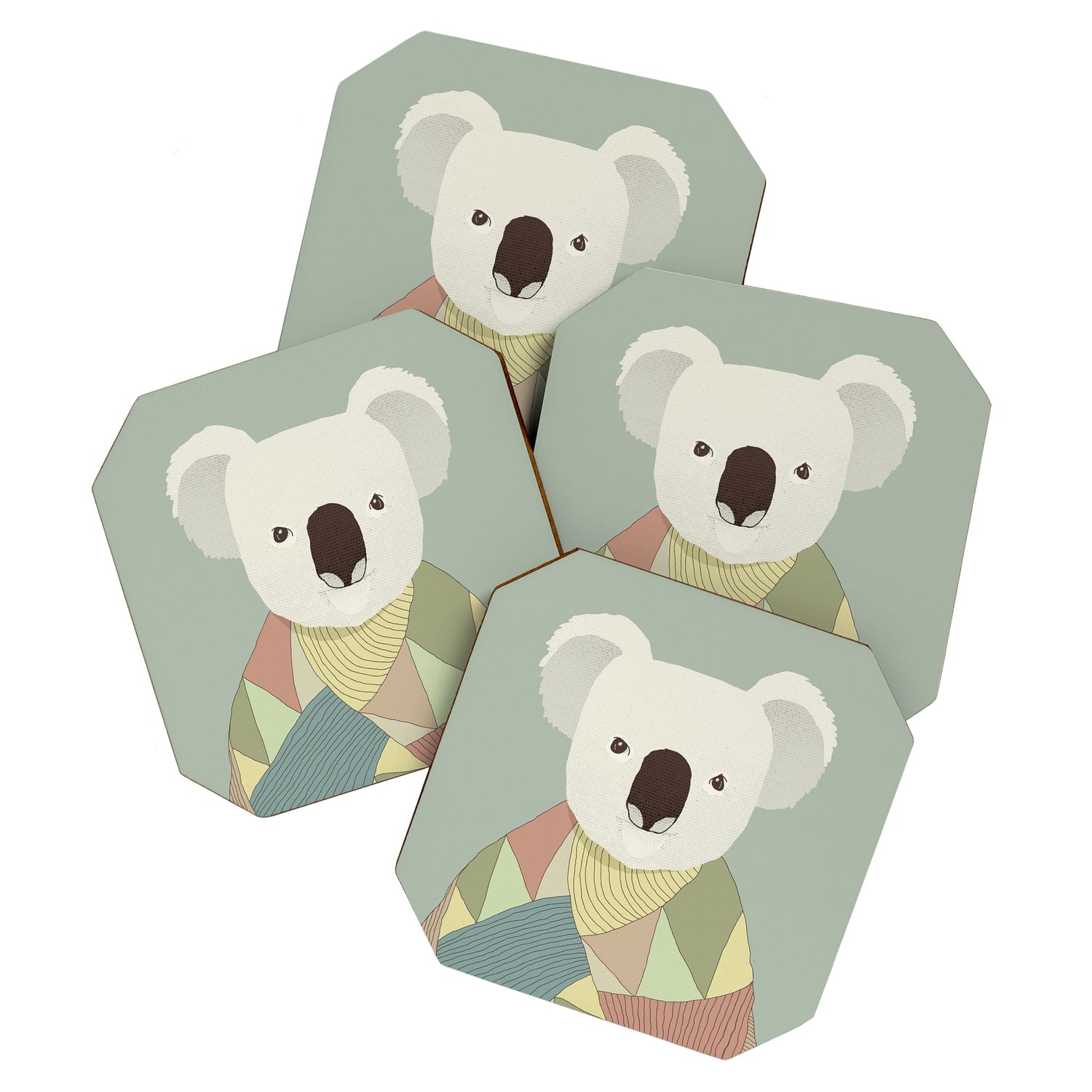 Whimsical Koala II Coaster Gallery Image 1