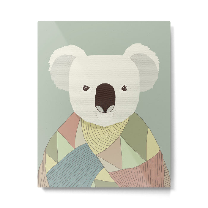 Whimsical Koala II Metal Print Gallery Image 1